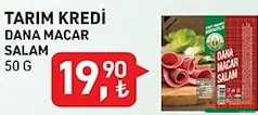 TARIM KREDİ DANA MACAR SALAM 50 G